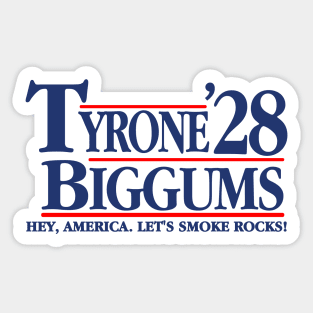 TYRONE BIGGUMS '28 Sticker